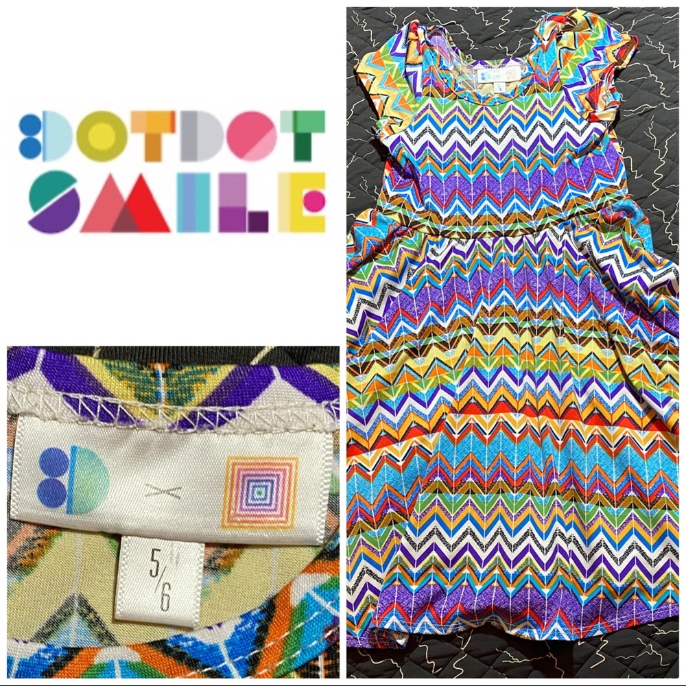Vintage Dot Dot Smile Empire dress sz 5/6